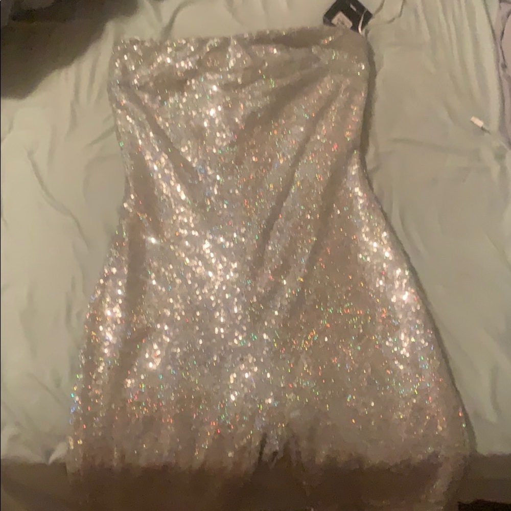 Fashion nova sequin romper